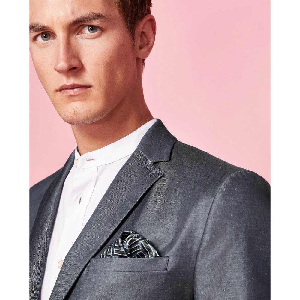Ted Baker Nublaz Suit Blazer 42 Linen NWT NLA $489